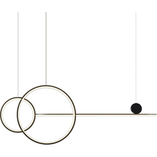 Nowoczesna lampa wisząca nad stół New Age LED 120 czarna marki Step Into Design