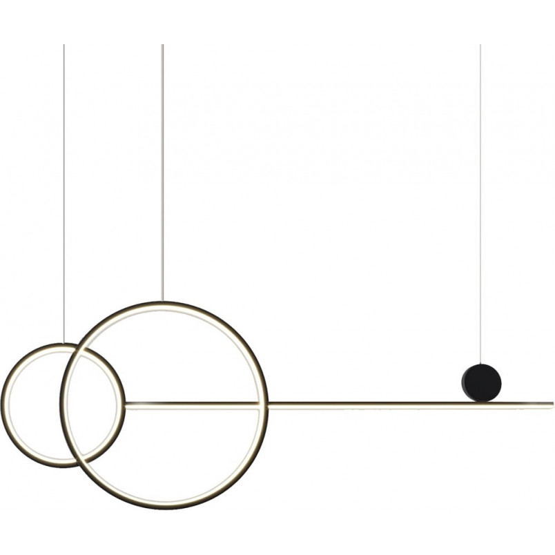 Lampa Wisząca LED Czarna 120cm | Step Into Design