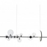 Lampa wisząca Orion Long 90cm czarna | Step Into Design