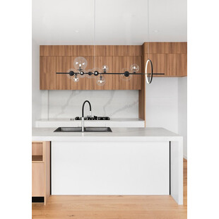 Podłużna lampa wisząca szklane kule Orion Long 90 czarna marki Step Into Design