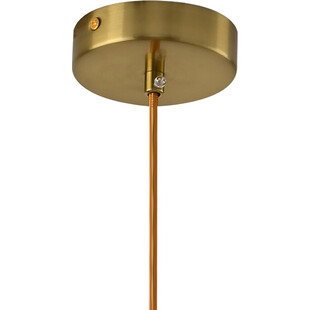 Lampa wisząca Pearl - glamour, szkło, biało-złota | Step