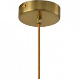 Lampa wisząca Pearl - glamour, szkło, biało-złota | Step