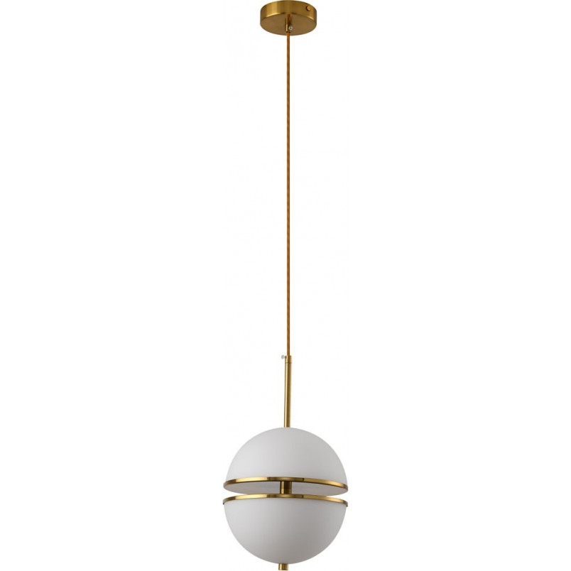 Lampa wisząca kula glamour biało-złota | Step Into Design