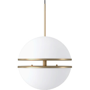 Lampa wisząca kula glamour biało-złota | Step Into Design
