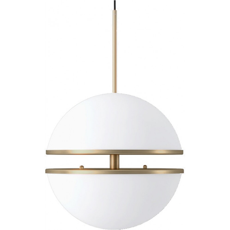 Lampa wisząca kula glamour biało-złota | Step Into Design