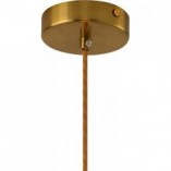 Lampa wisząca kula glamour biało-złota | Step Into Design