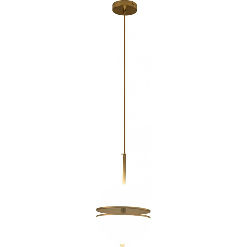 Lampa wisząca kula glamour biało-złota | Step Into Design