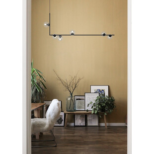 Lampa wisząca Simply | Szklane kule, czarno-przezroczysta | Step Design