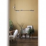 Lampa wisząca Simply | Szklane kule, czarno-przezroczysta | Step Design