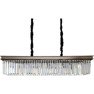 Duża lampa wisząca kryształowa w stylu hampton Sparkle Single 100 antracytowa marki Step Into Design