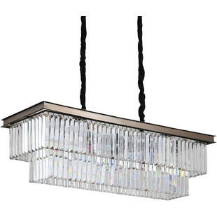 Duża lampa wisząca kryształowa Sparklce Double 100 antracytowa marki Step Into Design