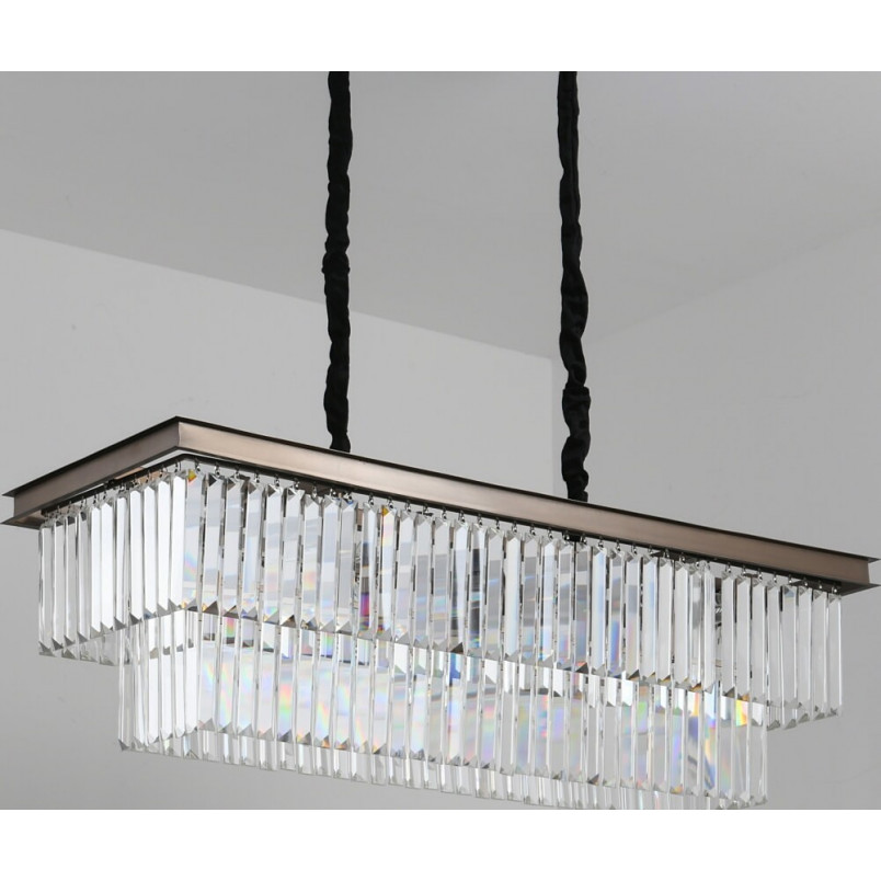 Lampa wisząca kryształowa Sparkle Double 100cm | Step Into Design