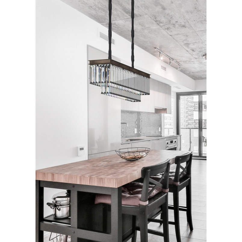 Lampa wisząca kryształowa Sparkle Double 100cm | Step Into Design