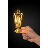 Żarówka LED Lucide ST64 Bursztynowa E27 | 5W, 500lm