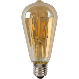 Żarówka LED Lucide ST64 Bursztynowa E27 | 5W, 500lm