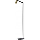 Lampa podłogowa Lucide Sybil - Mosiądz i Czarny | Sklep