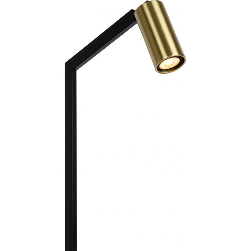 Lampa podłogowa Lucide Sybil - Mosiądz i Czarny | Sklep