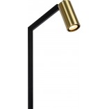 Lampa podłogowa Lucide Sybil - Mosiądz i Czarny | Sklep