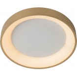 Plafon LED Glamour Vidal Złoty 28cm | Lucide