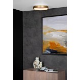 Plafon LED Glamour Vidal Złoty 28cm | Lucide