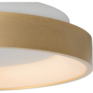 Plafon LED Glamour Vidal Złoty 28cm | Lucide