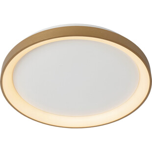 Plafon LED Glamour Vidal | Złoty, Okrągły | Lucide
