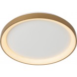 Plafon LED Glamour Vidal | Złoty, Okrągły | Lucide