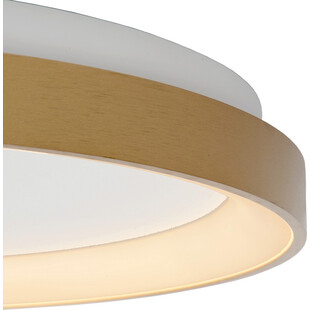 Plafon LED Glamour Vidal | Złoty, Okrągły | Lucide