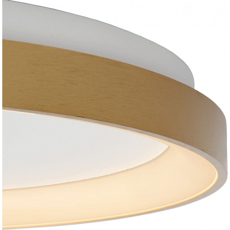 Plafon LED Glamour Vidal | Złoty, Okrągły | Lucide