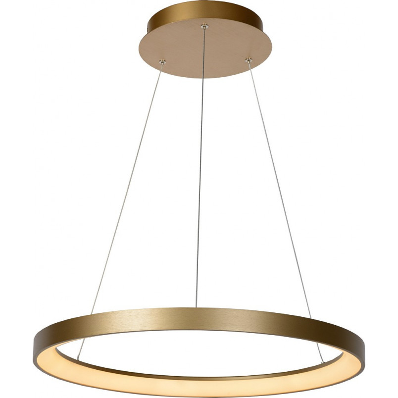 Lampa Wisząca Glamour Vidal LED Złota | Lucide