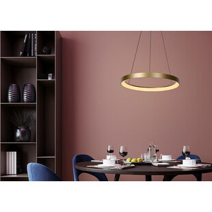 Lampa Wisząca Glamour Vidal LED Złota | Lucide