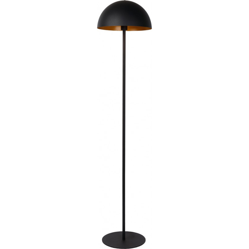Lampa podłogowa 'Grzybek' Siemon czarna | Lucide - Stylowe Oświetlenie