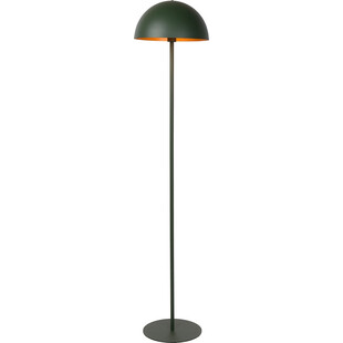 Nowoczesna lampa podłogowa do salonu Siemon zielona marki Lucide