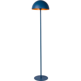 Nowoczesna lampa podłogowa do salonu Siemon niebieska marki Lucide