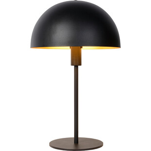 Lampa stołowa Siemon - czarny grzybek Lucide | Kup online