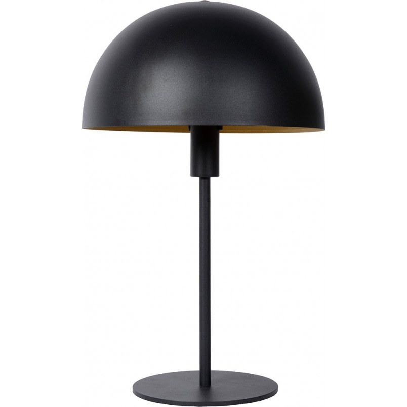 Lampa stołowa Siemon - czarny grzybek Lucide | Kup online