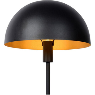 Lampa stołowa Siemon - czarny grzybek Lucide | Kup online
