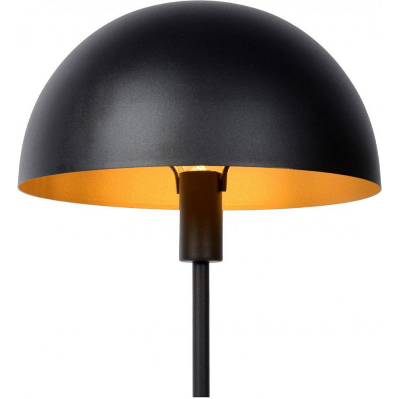 Lampa stołowa Siemon - czarny grzybek Lucide | Kup online