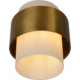 Lampa stołowa szklana Lucide Firmin - Elegancki design glamour