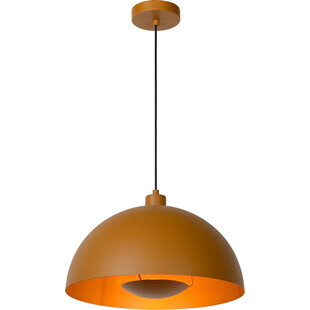 Lampa wisząca żółta Lucide Siemon 40cm | Sklep z lampami