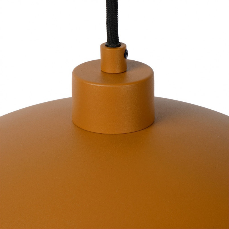 Lampa wisząca żółta Lucide Siemon 40cm | Sklep z lampami