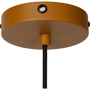 Lampa wisząca żółta Lucide Siemon 40cm | Sklep z lampami