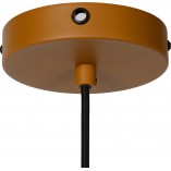 Lampa wisząca żółta Lucide Siemon 40cm | Sklep z lampami