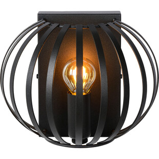 Kinkiet Lucide Manuela czarny | Loftowy design