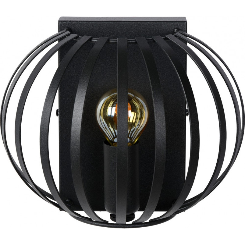 Kinkiet Lucide Manuela czarny | Loftowy design