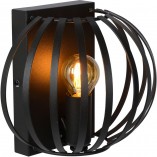 Kinkiet Lucide Manuela czarny | Loftowy design
