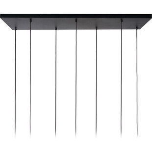 Lampa wisząca Lucide Maloto | 7 punktów, szkło bursztynowe