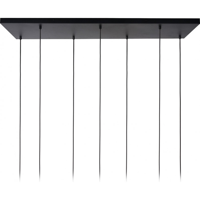 Lampa wisząca Lucide Maloto | 7 punktów, szkło bursztynowe