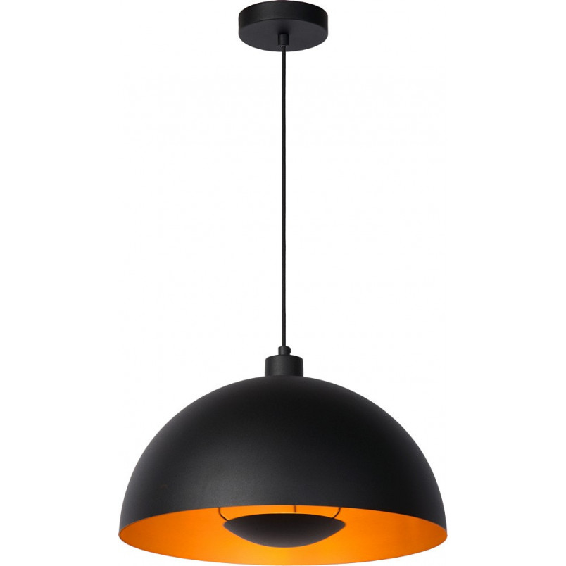 Lampa wisząca Lucide Siemon | Czarna, E27, 40cm - Kup Teraz!