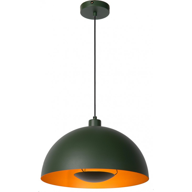 Lampa wisząca zielona Siemon 40cm | Lucide - Sklep z lampami